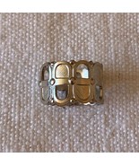 ⭕VTG, silver metal ring, new, adjustable, maximum 18 mm Ø - $13.54 CAD