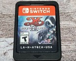 Ys IX: Monstrum Nox (Nintendo Switch) Game Cartridge Only Tested  - $36.62