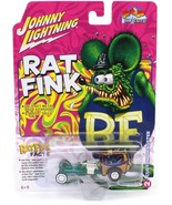 Johnny Lightning Rat Fink Custom Dragster 1/64 Scale Diecast R3 #2 Ed Roth - $297.36 MXN