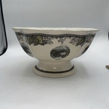 Friendly Village Atlantis Johnson Brothers England Footed 11&quot; Compote Bowl  5.5” - £52.11 GBP