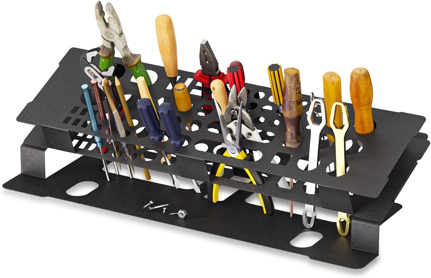 Screwdriver Storage Rack For Desktop,Screwdriver Organizer Holder,Rc, Black - $35.97
