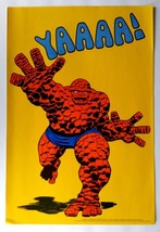 The Thing Poster 1982 Orange Crush Marvel Comics NOS Fantastic Four Superhero - £34.76 GBP