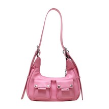 Retro Niche Underarm Bag for Women 2023 New Fashion Y2K Sweet Cool Spicy Girl  B - £81.95 GBP