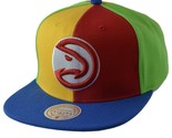 Atlanta Hawks Mitchell &amp; Ness NBA Pinwheel Basketball Mens Snapback Cap - $30.39