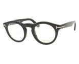 Tom Ford TF 5459 001 Shiny Black Gold Unisex Round Eyeglasses 48-24-145 ... - $175.20