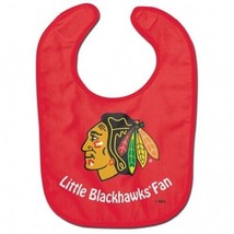 Nhl Chicago Blackhawks Baby Infant All Pro Bib Little Fan Red - £11.05 GBP