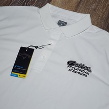 Callaway Golf - Men&#39;s XL White Opti-Vent Polo, Opti Dri Fit Sport Shirts... - $19.99