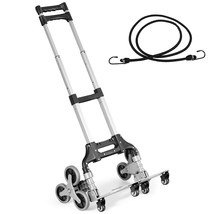 Foldable Stair Climbing Cart Portable Hand Truck Utility Dolly w/ Bungee... - $109.99