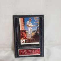 Mark McGwire Chase for 62 Baseball Card and Plaque Mount - £7.78 GBP