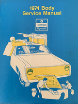 1974 Chrysler Imperial Lebaron Newport New Yorker Body Service Shop Manual - £9.43 GBP