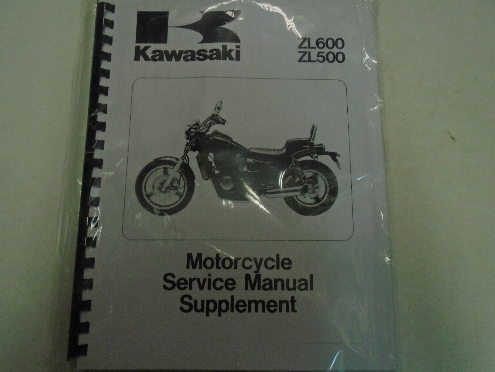 1986 Kawasaki ZL600 ZL500 Motorcycle Service Shop Repair Manual Supplement NEW - $140.29