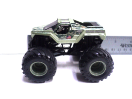 Monster Jam Soldier Fortune Green Vehicle 2018 Hot Wheels 1:43 Scale 3 3... - $18.87