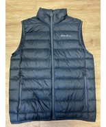 Eddie Bauer Down Puffer Vest Steel Blue EB650 - Men&#39;s Small - Gorpcore - £23.40 GBP