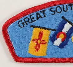 Vintage Great Southwest Council Flags Boy Scouts America BSA Camp Patch - £9.34 GBP