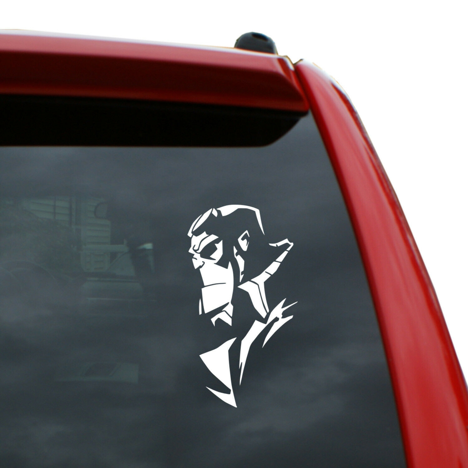 Hellboy Side Profile Vinyl Decal | 5" Tall