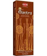 Hem Mantra Masala Incense Sticks Natural Rolled Masala Fragrance Agarbat... - £16.82 GBP