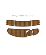2003 Chaparral SS 210 Swim Platform Step Boat EVA Foam Teak Deck Floor P... - $281.00
