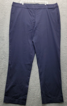 Lane Bryant Dress Pants Womens Size 26L Navy Straight Leg Stretch High Waisted - £17.22 GBP