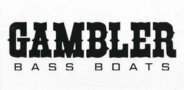 Gambler Bass Boats Vinyl Truck Boat Window Decal - £10.21 GBP