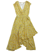 NWT Anthropologie Maeve Fete in Yellow Motif Handkerchief Midi Dress S $130 - £41.92 GBP