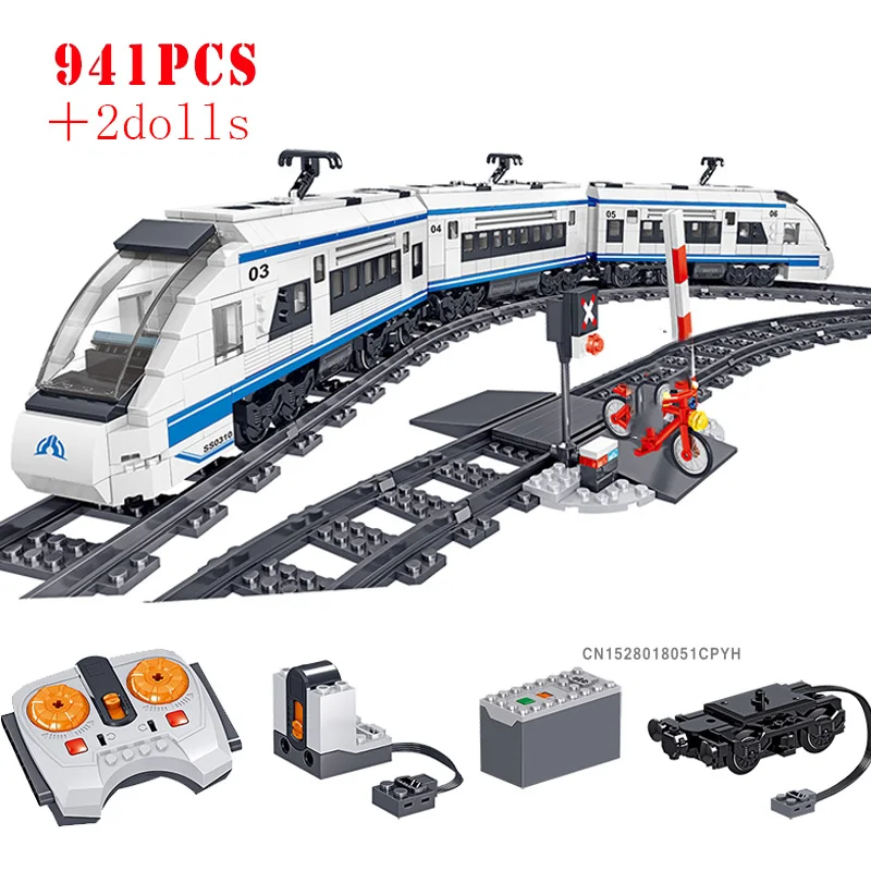 City RC Train Rail Technical Battery Powered Electric High-speed Railway - £68.56 GBP+