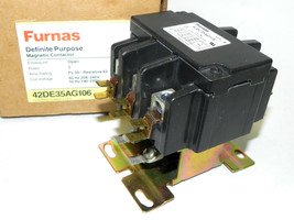 NIB FURNAS 42DE35AG106 MAGNETIC CONTACTOR DEFINITE PURPOSE 50AMP, 3POLE,... - £305.38 GBP