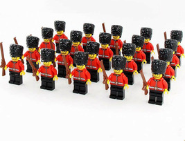 The British Royal Guard of Queen&#39;s Army Set 21 Minifigure Building Blocks Toy - £21.49 GBP