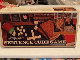 1971 Scrabble Sentence Cube Game *Pre-Owned/Complete/Nice* b2 - $16.99