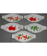 Set (5) Mid CenturyTHE TASTESETTER Polka Dot VEGGIES AU GRATINS - £23.61 GBP