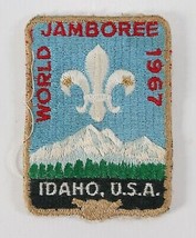 Vintage 1967 World Jamboree Idaho USA Boy Scouts Camp Patch - $11.69