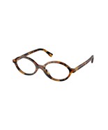 Miu Miu Eyeglasses MU01XV 19P-1O1 50mm Light Havana / Demo Lens - $5,230.01 MXN