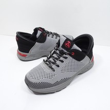 ZEBA Hands Free Gray Black Lace Up Athletic Slip On Sneakers Shoes Men’s... - $26.99