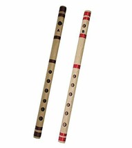 Handmade Beautiful Bansuri Wooden Musical Bamboo Flute Scale A Scale B Set Of 2 - £9.34 GBP
