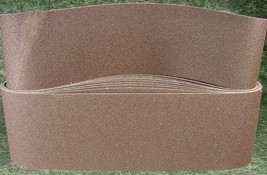 5pc 6 " X 108" 80 Grit Sanding Belt Aluminum Oxide Made In Usa Butt Joint Sand - $69.99