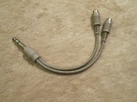 Rca to 1/4 adapter - £8.62 GBP