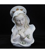 Lefton Madonna Virgin Mary Porcelain Figurine KW 1465 Child Jesus RARE V... - £28.40 GBP