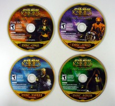 Star Wars Knights of the Old Republic II PC Windows 4 Game Disc Set Only 2004 - £5.80 GBP