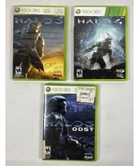 XBOX 360 Game Lot Of 3 Halo 3, Halo 3 ODST, &amp; Halo 4 - £16.98 GBP