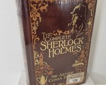 NEW The Complete Sherlock Homes • Bounded Leather Ribbon Marker • Hardba... - $18.80