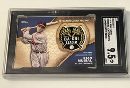 2023 Topps Series 2 Stan Musial Cardinals Crowning Achievms Relic #CA-SM SGC 9.5 - £14.93 GBP