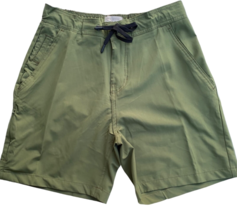 Trunks Surf &amp; Swim Co Mens Multi Purpose Short 6.5 in sz S Army Green Ja... - $16.87