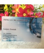 Customized business cards custom frost transparent plastic 100/lot - $37.84 CAD