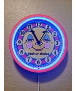 Light-Up “Happy Time” Clock – LED Wall Clock for Kids’ Rooms, Mood Lighting - $1,847.25 MXN