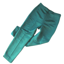 NWT J.Crew High Rise Cigarette in Spicy Jade Green Satin Side Zip Pant 12 - £48.96 GBP