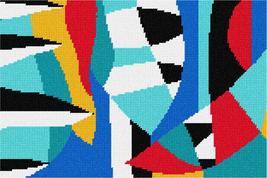 Pepita Needlepoint Canvas: Abstract Pattern, 12&quot; x 8&quot; - £68.48 GBP+