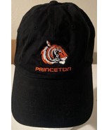 Princeton Lacrosse Tiger Hat Cap Adjustable Black Embroidered - $34.12 CAD