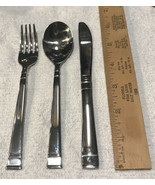 3 Pc. Lot Regent by Reed &amp; Barton 18/10 Heritage Mint Stainless Fork Spo... - $40.18 CAD