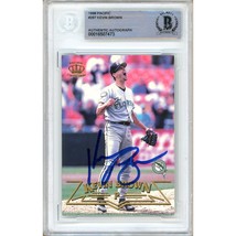 Kevin Brown Miami Marlins Auto 1998 Pacific Baseball Card Signed BAS Auth Slab - £78.09 GBP