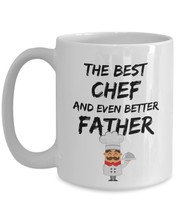 Funny Chef Dad Gift - The Best Chef And Even Better Father - Fathers Day Daddy B - £15.76 GBP