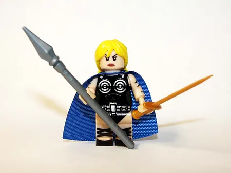 SM Viking Female Warrior Minifigure Custome - $7.90